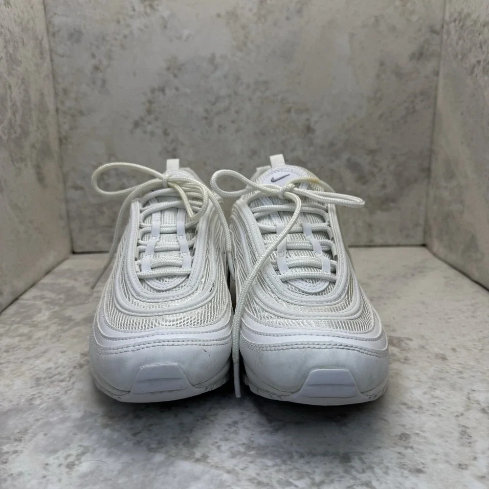 Nike Air Max 97 Triple White Women's Size 7 (921826-101) Running Shoes Sneakers